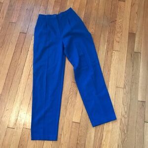 Vibrant Blue wool Trousers